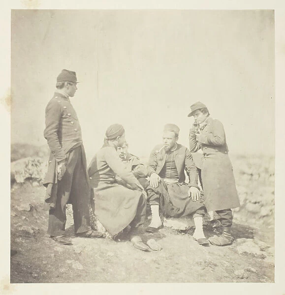 Zouaves, 1855. Creator: Roger Fenton