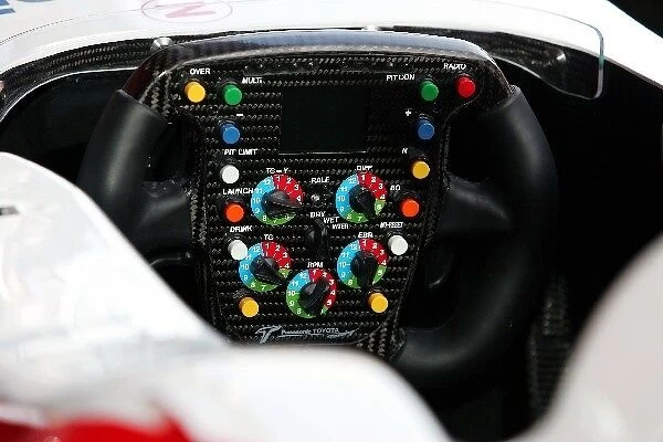 Formula One World Championship: Toyota TF106 steering wheel