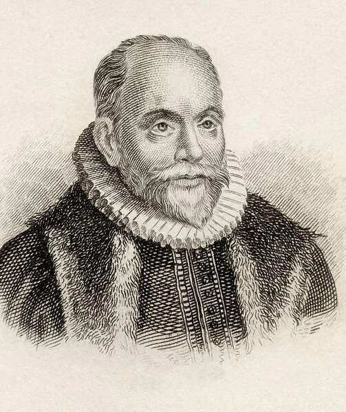 Jacobus Arminius, 1560 To 1609. Also Known As Jakob Harmenszoon, Jacob Arminius Or James Arminius. Dutch Theologian. From The Book Crabbes Historical Dictionary Published 1825