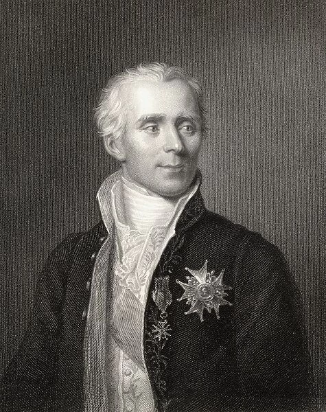 Pierre Simon Laplace Marquis De Laplace, 1749-1827 Aka Comte De Laplace 1806-17. French Mathematician, Astronomer And Physicist. From The Book 'Gallery Of Portraits'Published London 1833