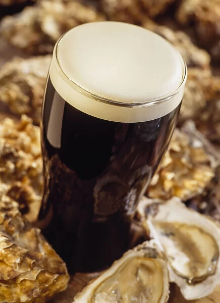 Pint Of Guinness, With Oysters, Ireland