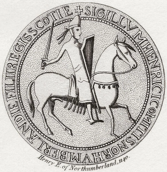 Seal Of Henry Of Scotland, 1114