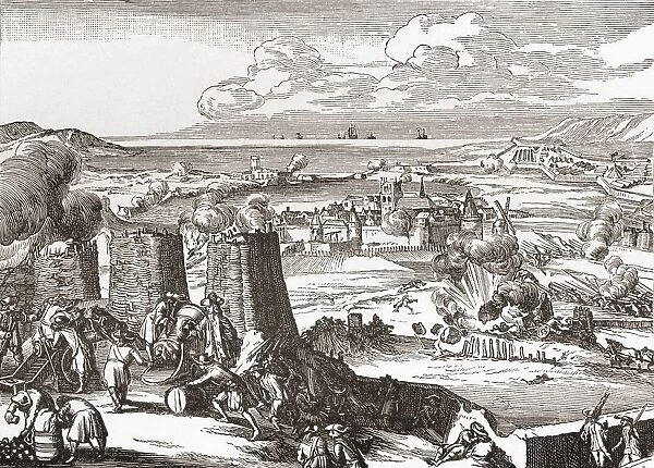 Siege Of Derry, Ireland, 1689. From The Book Short History Of The English People By J. R. Green, Published London 1893