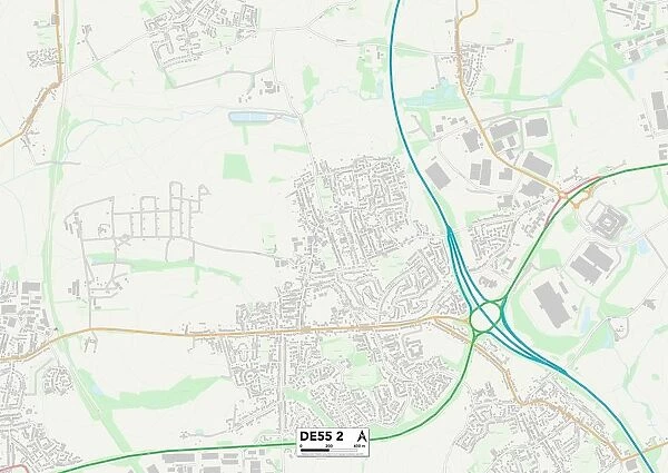Amber Valley DE55 2 Map