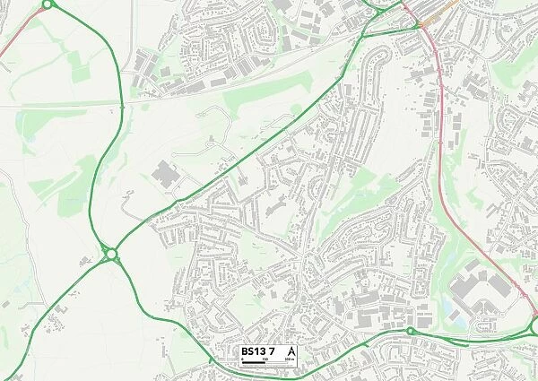 Bristol BS13 7 Map