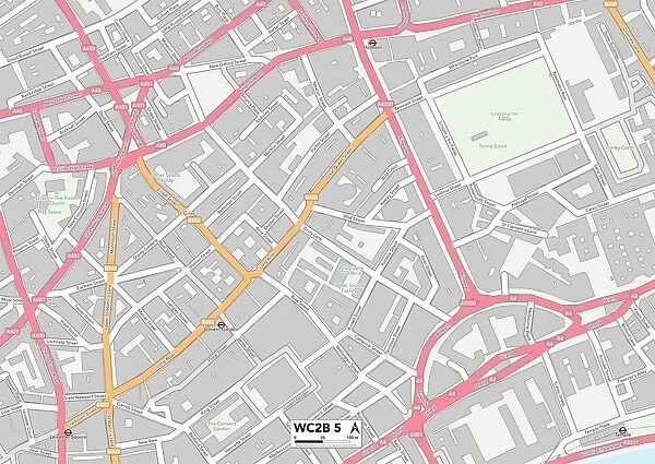 Camden WC2B 5 Map