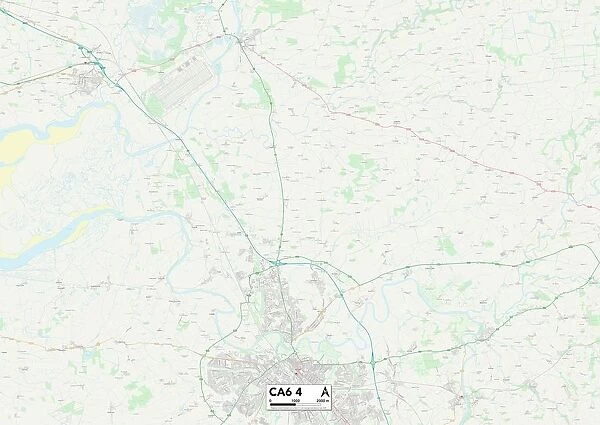 Carlisle CA6 4 Map