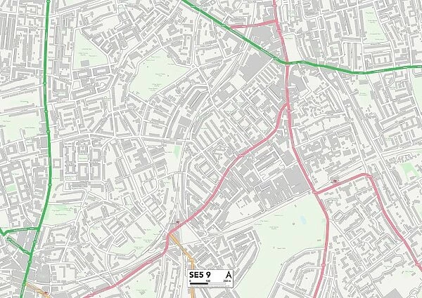 Lambeth SE5 9 Map