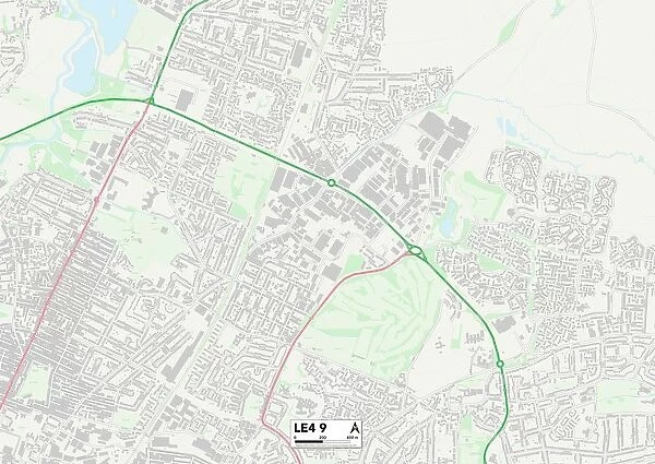 Leicester LE4 9 Map
