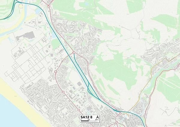 Neath Port Talbot SA12 8 Map