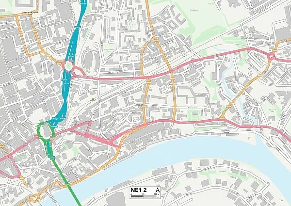 Newcastle NE1 2 Map