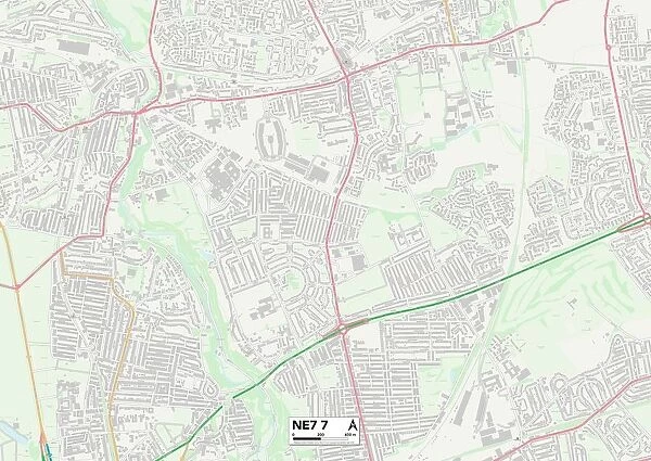Newcastle NE7 7 Map