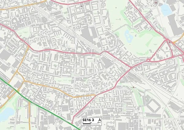 Southwark SE16 3 Map