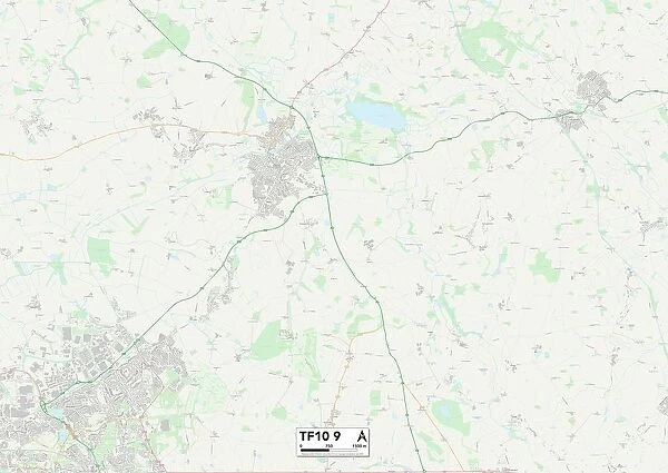 Telford and Wrekin TF10 9 Map