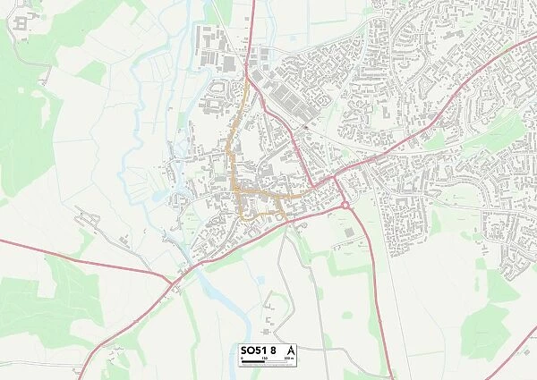Test Valley SO51 8 Map