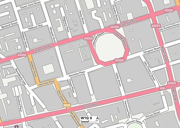 Westminster W1G 0 Map
