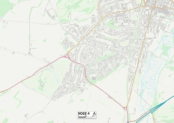 Winchester SO22 4 Map