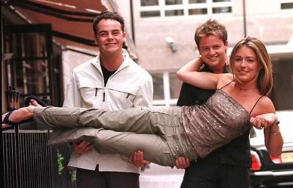 Ant McPartlin (left) and Declan Donnelly meet Cat Deeley