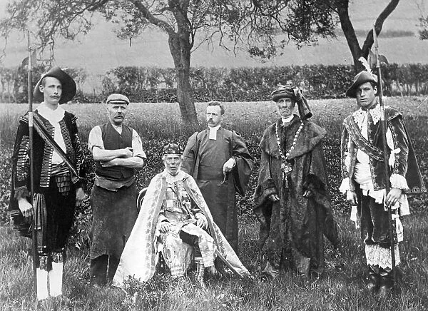 The Coronation of Charlie Rutherford as King of the Gypsies at Kirk Yetholm im May 1898