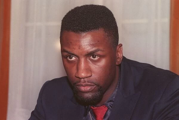 Derek Sweet D Williams heavyweight boxer February 1990 at the centre of