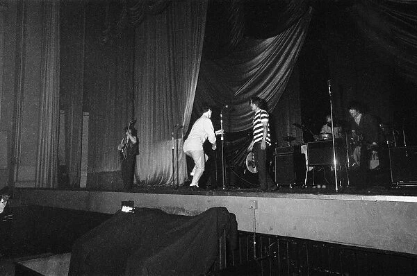 The Rolling Stones pop group performing at the ABC Theatre in Carlisle