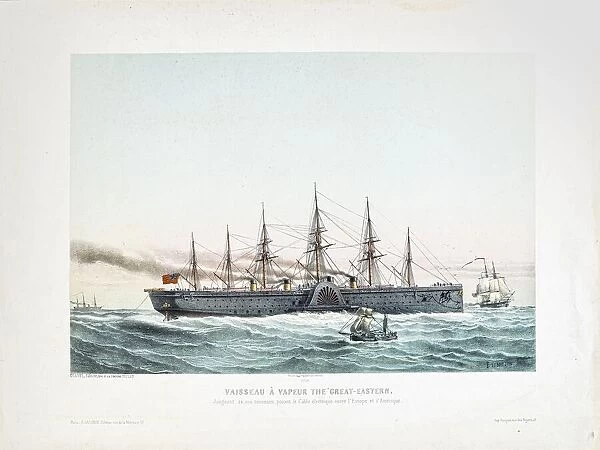 Vaisseau a vapeur, steamship the Great Eastern