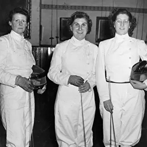 Swindon Fencing Team, 1950