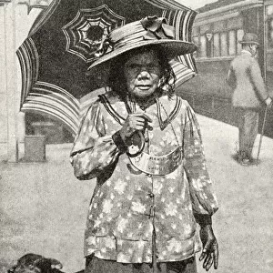 Aboriginal woman, Southern Queensland, Australia
