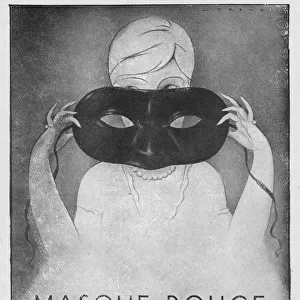 Advert for Masque Rouge - perfume by Marcel Guerlain, 1927