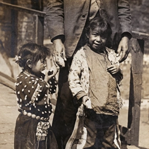 American Indian children in London