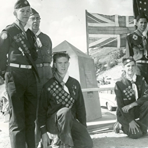 American Scouts at a Jamboree