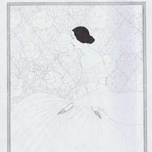 Art deco sketch by G. Peres of the celebrated balled dancer