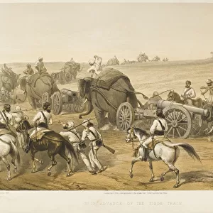 ARTILLERY ELEPHANTS 1857