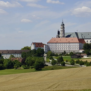 Baden Wurttemberg, Neresheim: Monastery and Abbey Church