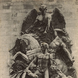 Bas relief The Resistance on the Arc de Triomphe, Paris