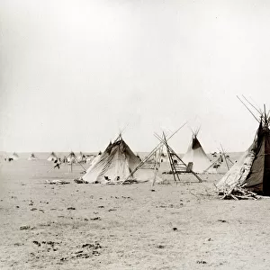 Blackfoot Indian camp, Canada
