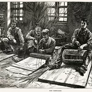 Blind Basket-Makers in London 1871