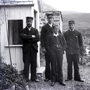 Boat crew, Isle of Mull, Scotland