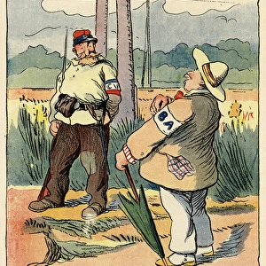 Cartoon, The Good Alphabet, WW1