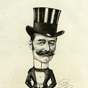 Cartoon, R D Albertson, theatre manager