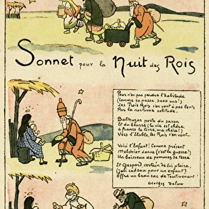 Cartoon, Sonnet for Twelfth Night, WW1