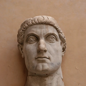 Constantine I, The Great (272-337). Roman Emperor. Head of C