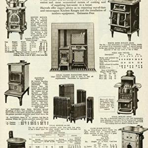 Cooking and heating equipment 1929