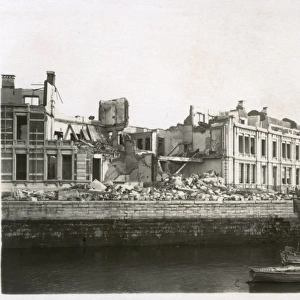 Damage to the Waterfront Buildings, Thessaloniki, Greece
