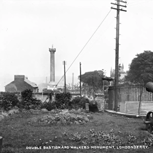 Double Bastion and Walkers Monument, Londonderry
