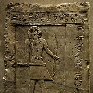 Egyptian Art. Funerary Stela of the Bowman Semin. First In