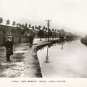 Erewash Canal and Sawley Road, Long Eaton, Derbyshire