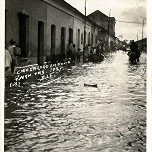 Flood, North Zaragoza, Spain