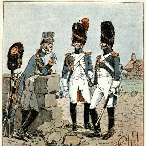 French infantry soldiers