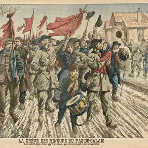 FRENCH MINERS STRIKE